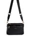 Black - Women's Crossbody Bag with Black Logo Sp1184