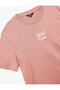 Regular Fit Short-Sleeved Crew Neck Cotton Printed T-Shirt - 3