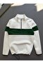 Scuba High Collar Half Zipper Tracksuit Diving Fabric Slim Fit Paris Printed - 3