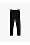 Sports Leggings Basic High Waist Soft Touch Skinny Fit Interlock - 3