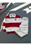 Unisex Zippered Polo Neck Flag Sweatshirt Set - 5