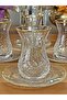 Crystal Timless Gold Gold-Plated (Real) 12-Piece Tea Set for 6 People Tea Set Gift Glass - 5