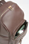 Women's Koala Bitter Brown 3 Compartment Soft Faux Leather Zipper Closure Travel & Daily Backpack - 7