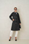 Strada Double-Breasted Belted Trench Coat – Dense Weave and Comfortable Fabric Women's Trench Coat - 4