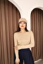 Women's Long Sleeve Crew Neck Stretch Fabric Combed Cotton Bodysuit - 5