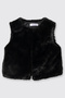 Baby Girl Plush Black Vest