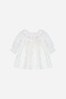 Patachou Newborn White Dress