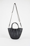 Women's Magnolia Black Medium Size Lined Snap and Zipper Closure Handbag and Shoulder Bag