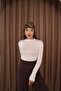 Women's Long Sleeve Half Fishing Lycra Combed Cotton Bodysuit - 4