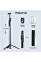Auto Face Tracking Tripod 360° Rotation Stand, 70.9\" Motion Sensor Phone Tripod - 6