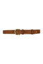 100% Genuine Leather, 4 cm Cinnamon Suede Women's Belt with Gold Buckle; Jeans, Sports Belt=Suede.26.Tarçin - 7