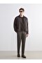 Southblue Brown Regular Fit 100% Linen Men's Jacket - 3