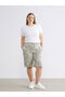 Floral Women's Shorts with Elastic Waist - 2