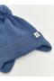 Baby Boy Beanie with Pompom (W5) - 2