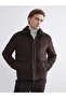 Standard Pattern Fur Collar Suede Men's Coat (W5)