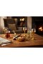 Gold Footed Glass Water and Soft Drink Glass Set of 6 – Luxury Tableware, Stylish Serving Glasses - 3