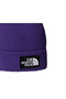 Tnf Logo Box Cuffed Beanie Hat Nf0A8Chenl41 Purple - 2