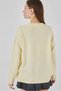 Women's Yellow Oversize Standard Size Knitwear Sweater Hzl25W-Bd1103221 - 6