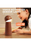 GOOD Voice Activated Sensor Light | Voice Activated Rechargeable Night Light (Light Wood) - 2