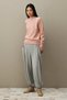 Punch-Colored Sweater Set Pink - 3