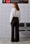 Slit Detailed Trousers Bitter Brown - 4