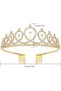 Birthday Sash Tiara Crown Headband for Girls Women Birthday Party Supplies, A07 - 5