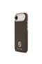 iPhone 17 Air Compatible Case Licensed M-Safeli Grained Writing and Stone 4g Logo Cover Brown - 2