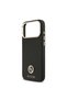 iPhone 17 Pro Max Compatible Case Licensed M-Safeli Grained Writing and Stone 4g Logo Cover Black - 6