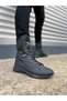 Men's Boots Jy799 Verton Lace-Up Orthopedic Sole Daily Skin Men's Military Boots Cst Black