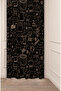 Coffe Time Espresso Latte Coffee Time Bohemian Patterned Special Design Digital Printed Stylish Style Background Curtain