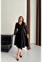 Midi Length Polka Dot Dress - 2