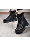 Children's Daily Fur-Lined Lace-Up Zippered Comfortable Boots - 4