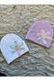 2-Pack Flexible Camisole Tulle Beret Set with Floral Details