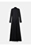 High Collar A-Line Dress - 3