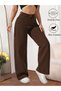 Clara Women's Palazzo Relaxed Comfortable Fit Stretch Fabric High Waist Jeans Denim Pants New Season1