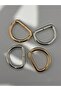 2.5 cm D Ring Light (Gold) 5 Pieces - 2