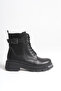 100% Genuine Leather Black Women's Boots |   Handmade & Comfortable Casual Design - 3