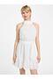 Fit-And-Flare Chiffon Mini Dress