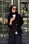Side Tie Ruffle Shirt Detailed Two-Piece Set - 3