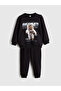 Bear Printed Boys' Sweatshirt and Pants 2 Pack Set