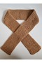 Hand Knitted Light Brown Adult Scarf