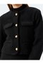 Women's Black Shearling Jacket - 5