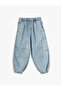 Parachute Jean - Tiered Detail Pockets - 3