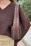 The Moi̇ss Gelo Brown Faux Leather Hand and Shoulder Bag - 4