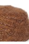 Two Layers of Bronze Brown Angora Mixed with Bitter Coffee Viscose Gold Glitter Knitting Yarn (200 Gr.) - 5
