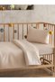 Real Cotton Satin Baby Duvet Cover Set Powder – Hypoallergenic Soft Natural 100X150 cm - 2