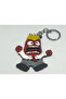 2 Pieces Inside Out / Inverted Face Anger Keychain - 2