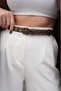 Ancient Capsule Women's Belt with Reel Buckle Pants Belt Dress Belt Studded Belt - 3