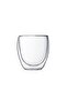 New Design Double Walled Borosilicate 250ml Clear Glass Cup 4 Pieces 2771 - 5