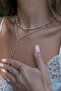 Dorika Double Color Y Model Necklace - 3